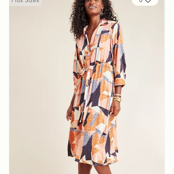 Corey Lynn Calter Abstract Shirtdress - Picture 3 of 6